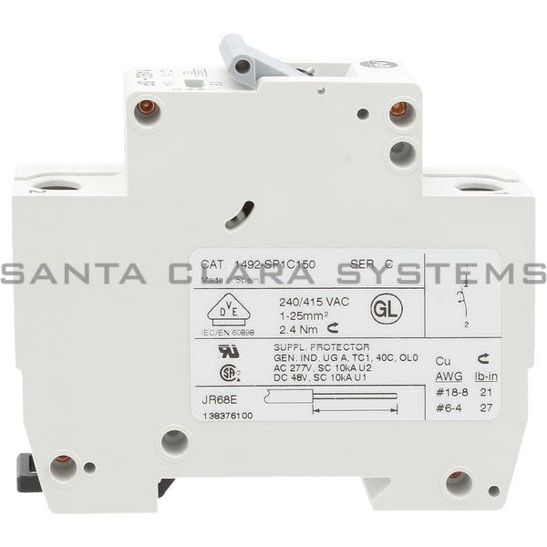 Allen Bradley 1492-SP1C150 Supplementary Protector Product Image