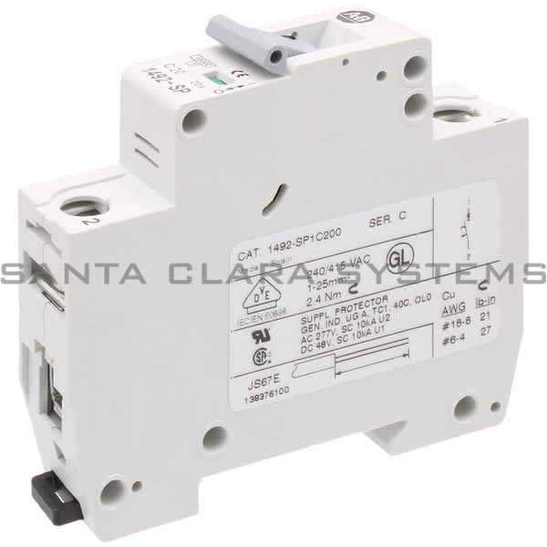 Allen Bradley 1492-SP1C200 Supplementary Protector Product Image