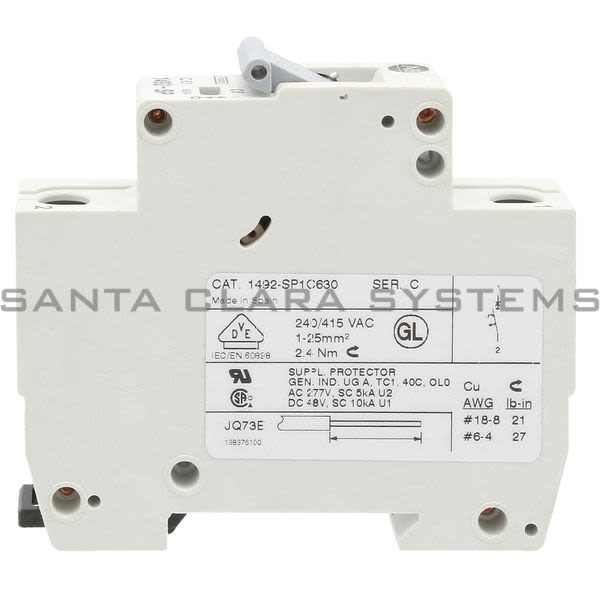 Allen Bradley 1492-SP1C630 Supplementary Protector Product Image