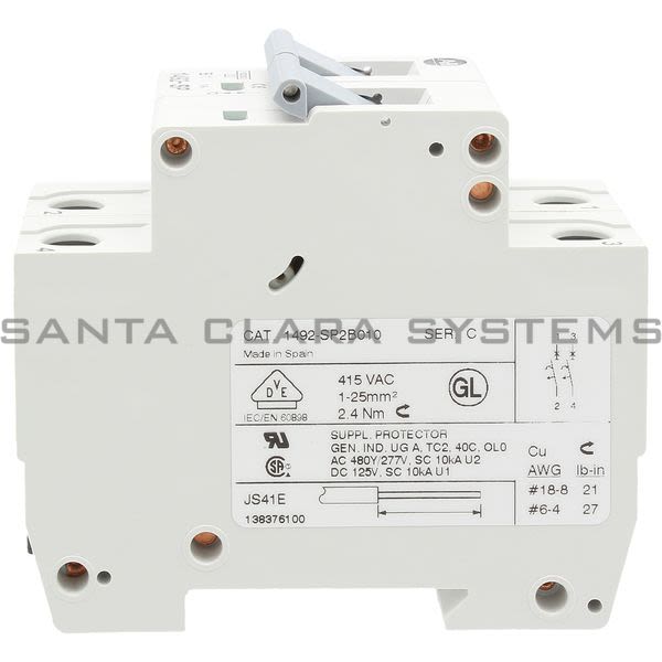 Allen Bradley 1492-SP2B010 Supplementary Protector Product Image
