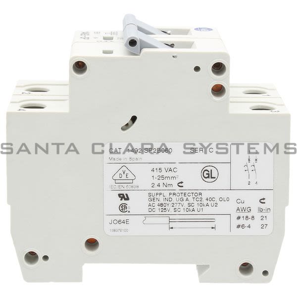 Allen Bradley 1492-SP2B060 Supplementary Protector Product Image