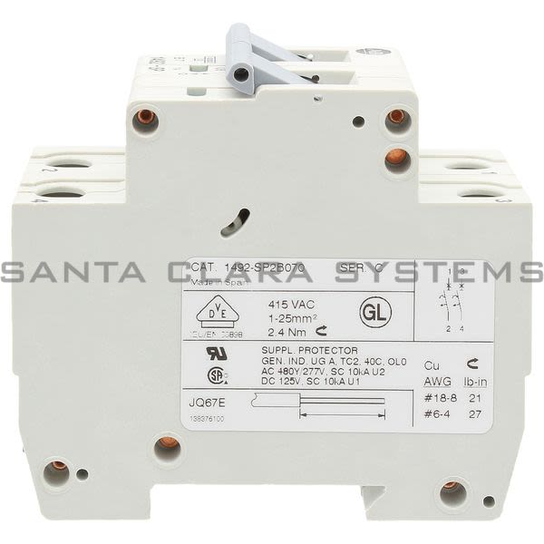 Allen Bradley 1492-SP2B070 Supplementary Protector Product Image