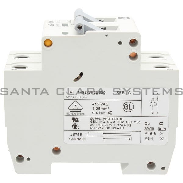 Allen Bradley 1492-SP2B630 Supplementary Protector Product Image