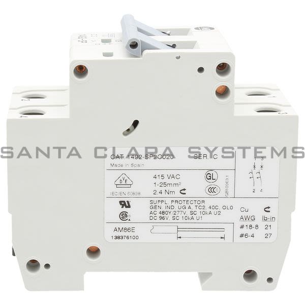 Allen Bradley 1492-SP2C020 Supplementary Protector Product Image