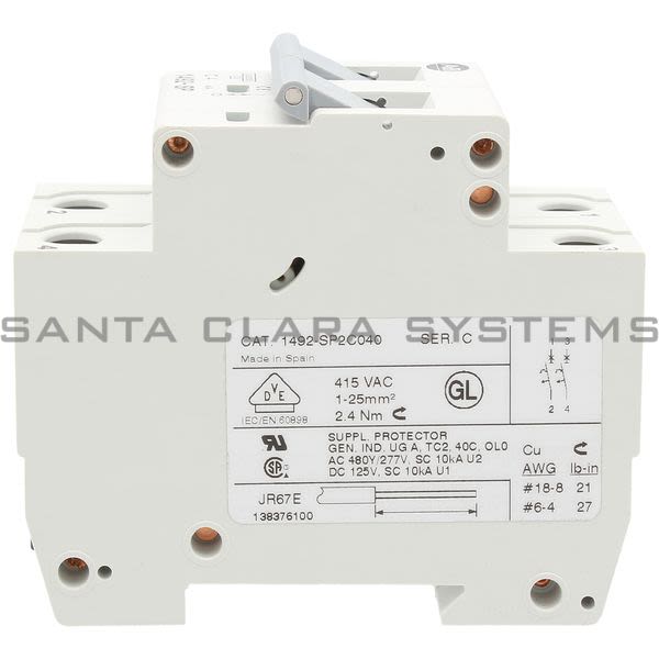 Allen Bradley 1492-SP2C040 Supplementary Protector Product Image
