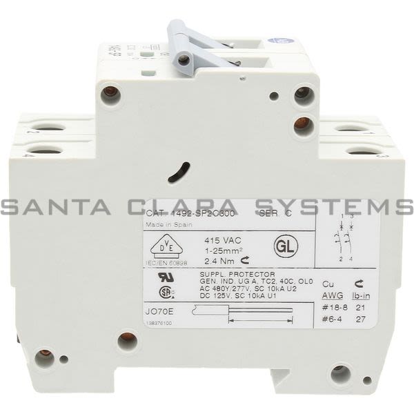 Allen Bradley 1492-SP2C300 Supplementary Protector Product Image