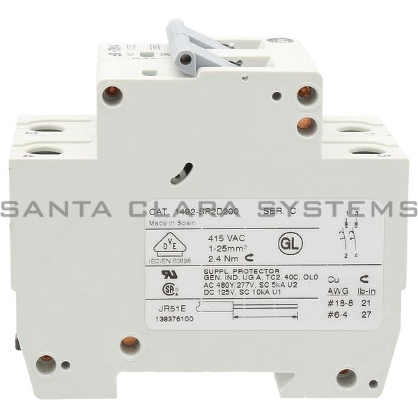 Allen Bradley 1492-SP2D200 Supplementary Protector Product Image