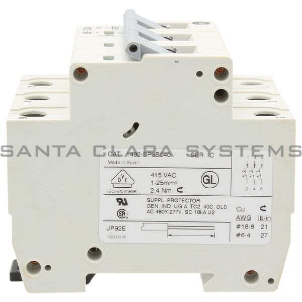 Allen Bradley 1492-SP3B040 Supplementary Protector Product Image