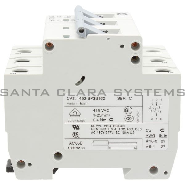 Allen Bradley 1492-SP3B160 Supplementary Protector Product Image