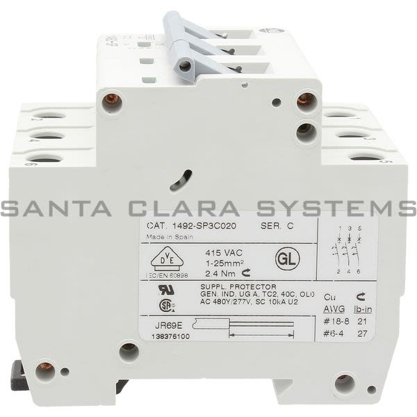 Allen Bradley 1492-SP3C020 Supplementary Protector Product Image