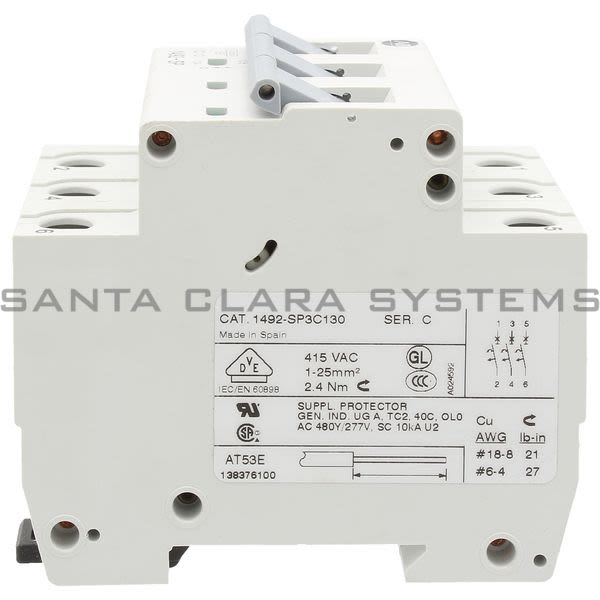 Allen Bradley 1492-SP3C130 Supplementary Protector Product Image