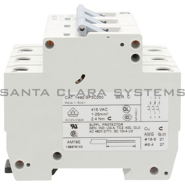 Allen Bradley 1492-SP3C250 Supplementary Protector Product Image