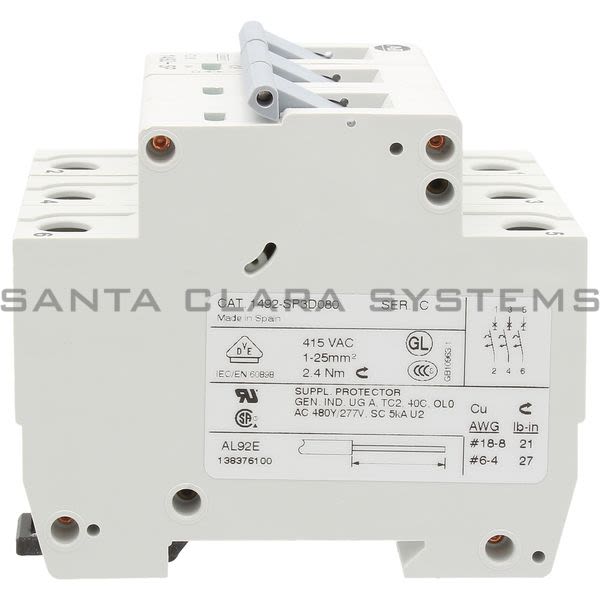 Allen Bradley 1492-SP3D080 Supplementary Protector Product Image