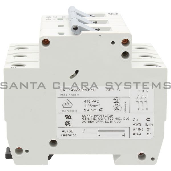 Allen Bradley 1492-SP3D150 Supplementary Protector Product Image