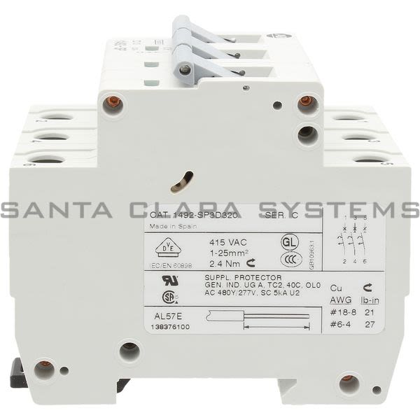 Allen Bradley 1492-SP3D320 Supplementary Protector Product Image