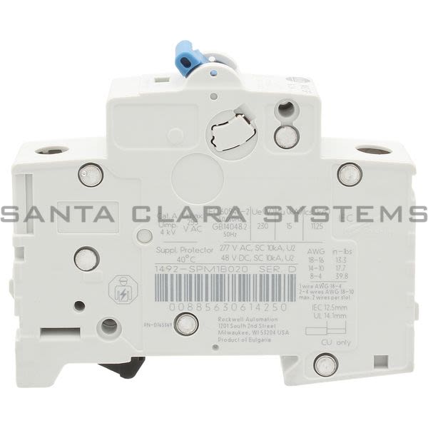 Allen Bradley 1492-SPM1B020 Supplementary Protector Product Image