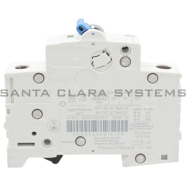 Allen Bradley 1492-SPM1B050 Supplementary Protector Product Image