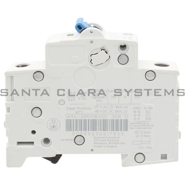 Allen Bradley 1492-SPM1B200 Supplementary Protector Product Image
