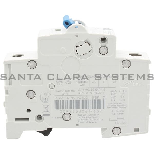 Allen Bradley 1492-SPM1C100 Supplementary Protector Product Image