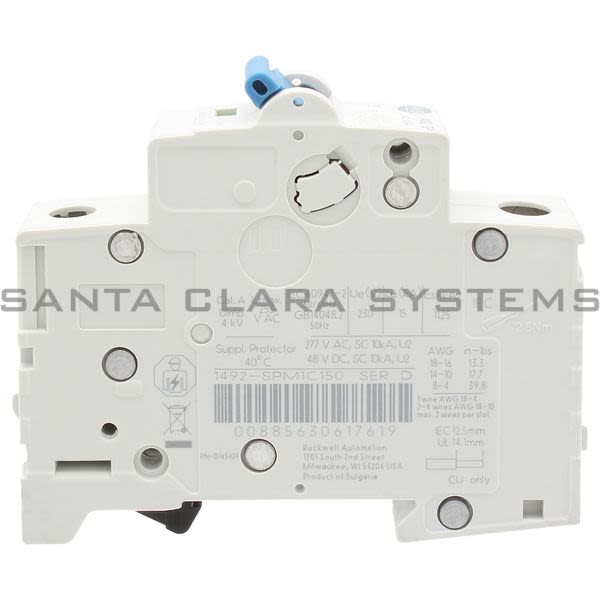 Allen Bradley 1492-SPM1C150  Supplementary Protector Product Image