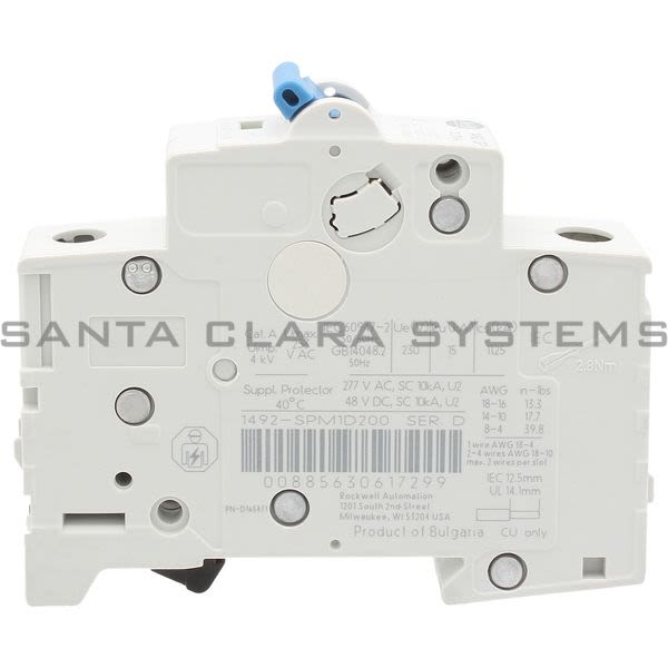 Allen Bradley 1492-SPM1D200 Control Product Image