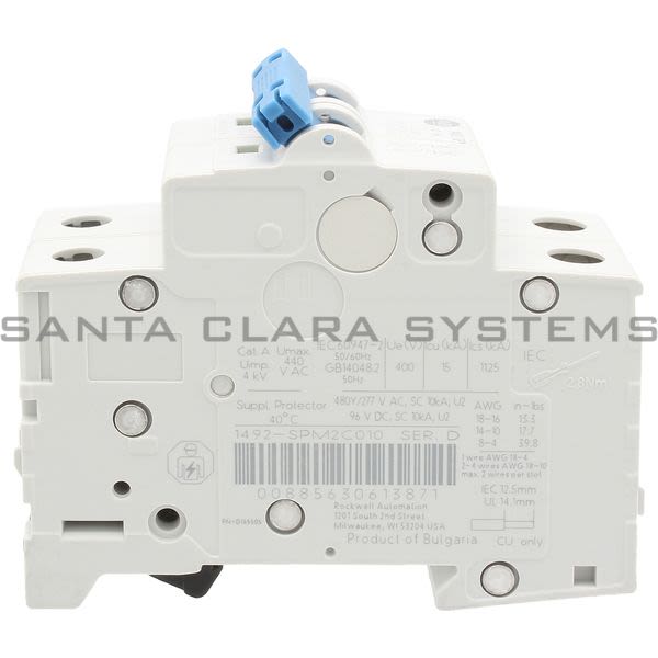 Allen Bradley 1492-SPM2C010 Supplementary Protector Product Image