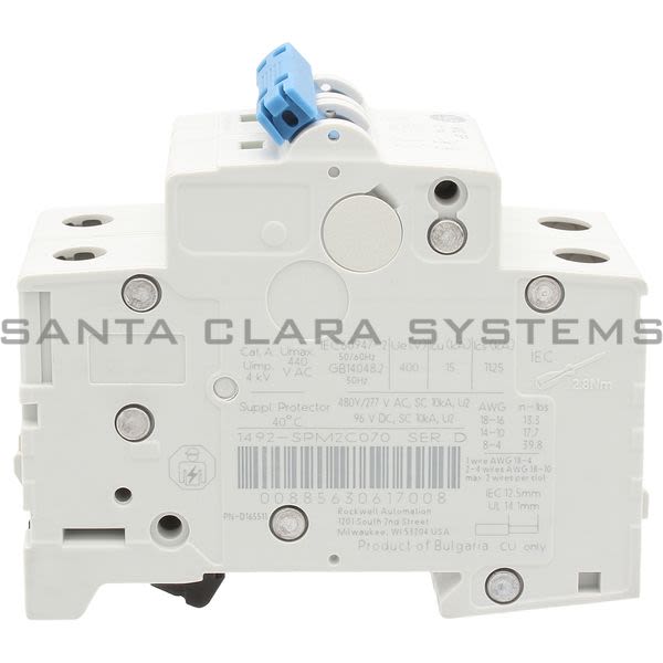 Allen Bradley 1492-SPM2C070 Supplementary Protector Product Image