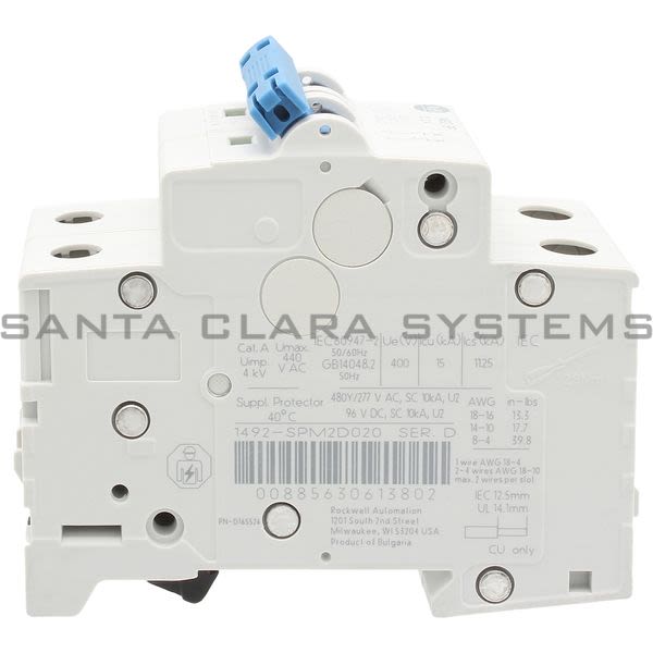 Allen Bradley 1492-SPM2D020 Supplementary Protector Product Image