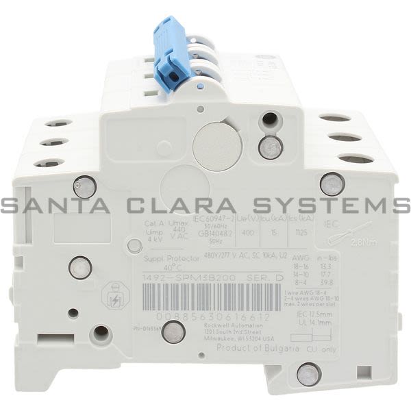Allen Bradley 1492-SPM3B200 Supplementary Protector Product Image