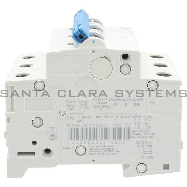 Allen Bradley 1492-SPM3B250 Supplementary Protector Product Image