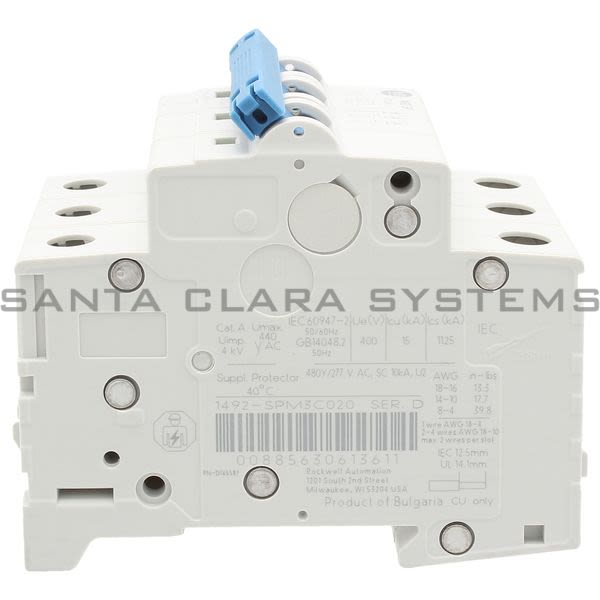 Allen Bradley 1492-SPM3C020 Supplementary Protector Product Image