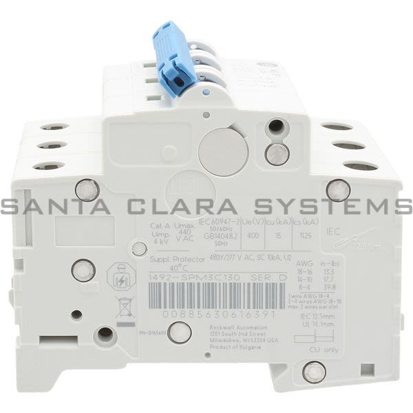 Allen Bradley 1492-SPM3C130 Supplementary Protector Product Image
