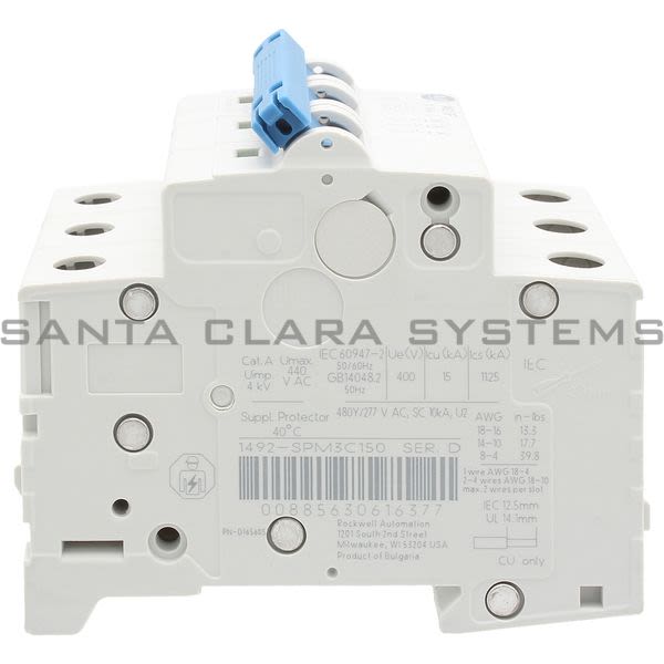 Allen Bradley 1492-SPM3C150 Supplementary Protector Product Image