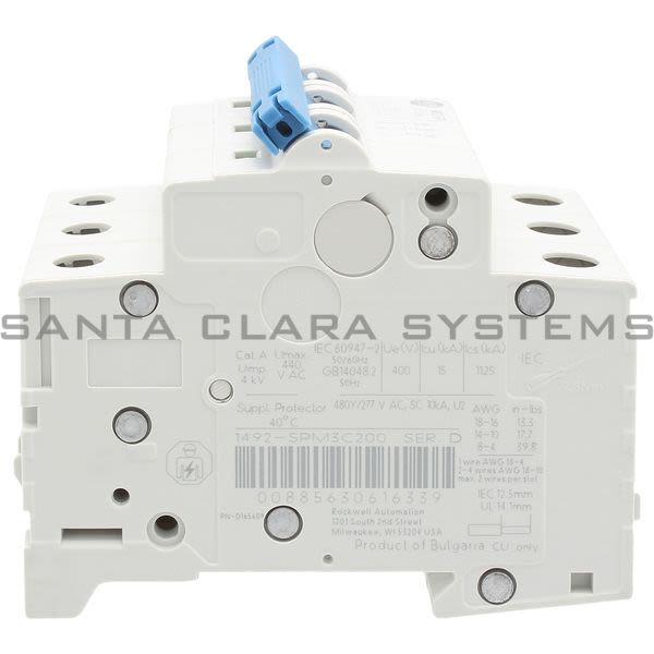 Allen Bradley 1492-SPM3C200 Supplementary Protector Product Image