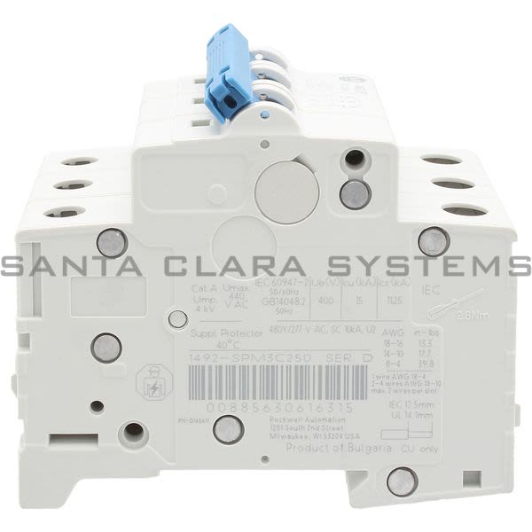 Allen Bradley 1492-SPM3C250 Supplementary Protector Product Image