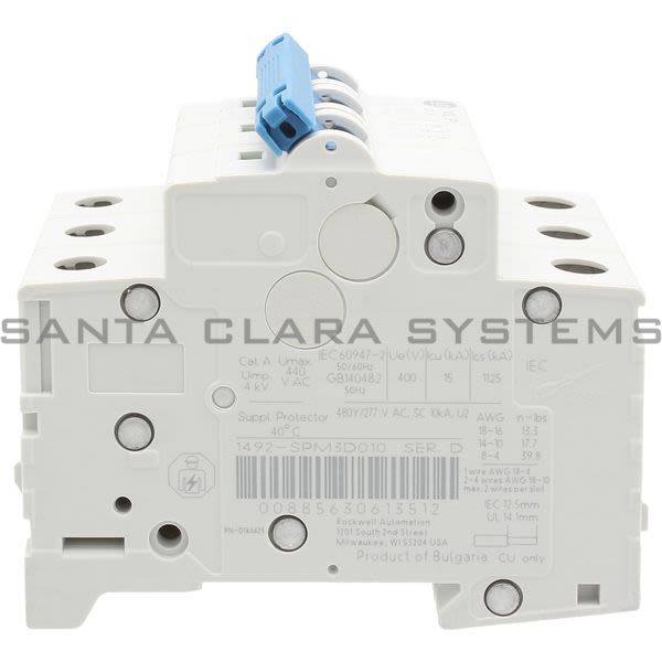 Allen Bradley 1492-SPM3D010 Supplementary Protector Product Image
