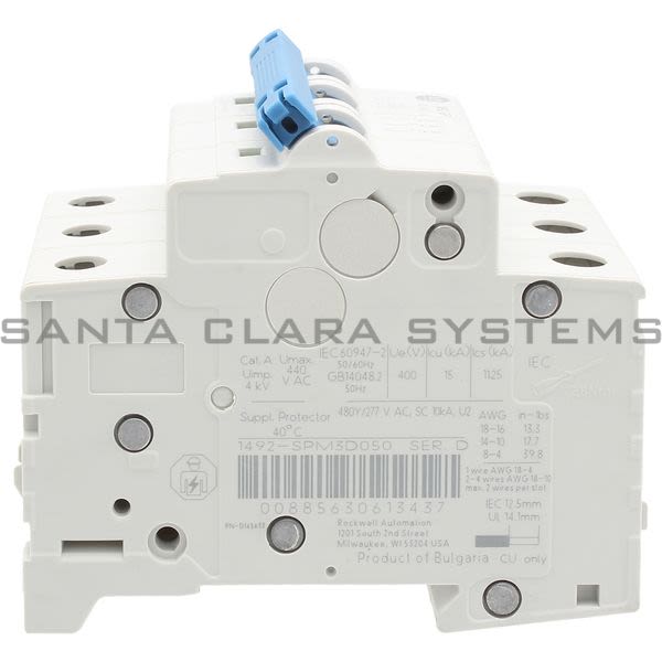 Allen Bradley 1492-SPM3D050 Supplementary Protector Product Image