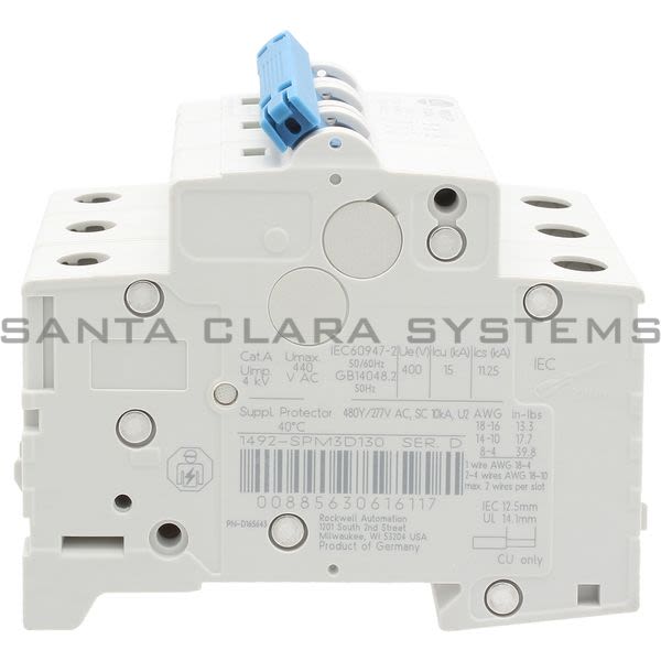 Allen Bradley 1492-SPM3D130 Supplementary Protector Product Image