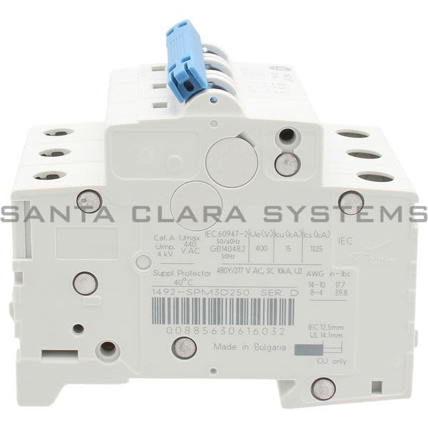 Allen Bradley 1492-SPM3D250 Supplementary Protector Product Image