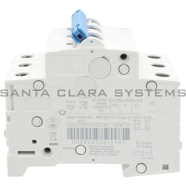 Allen Bradley 1492-SPM3D630 Supplementary Protector Product Image