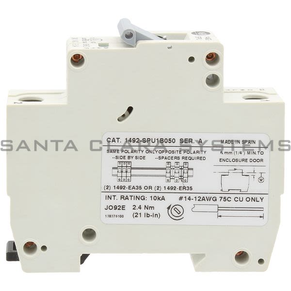 Allen Bradley 1492-SPU1B050 Supplementary Protector Product Image