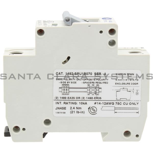 Allen Bradley 1492-SPU1B070 Supplementary Protector Product Image