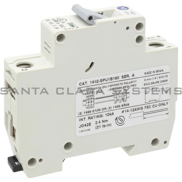 Allen Bradley 1492-SPU1B160 Supplementary Protector Product Image