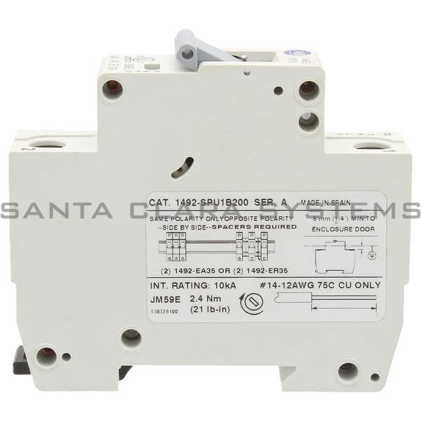 Allen Bradley 1492-SPU1B200 Supplementary Protector Product Image