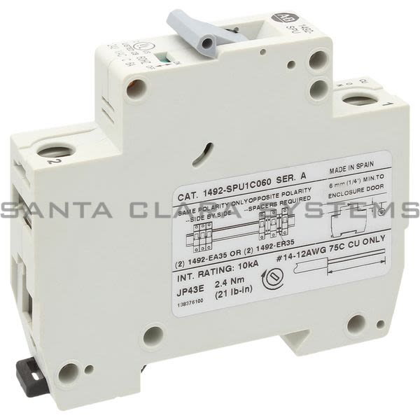 Allen Bradley 1492-SPU1C060 Supplementary Protector Product Image
