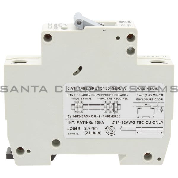 Allen Bradley 1492-SPU1C150 Supplementary Protector Product Image
