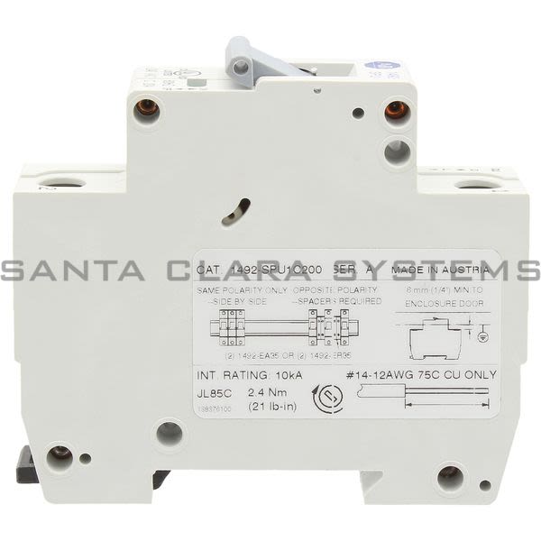 Allen Bradley 1492-SPU1C200 Supplementary Protector Product Image