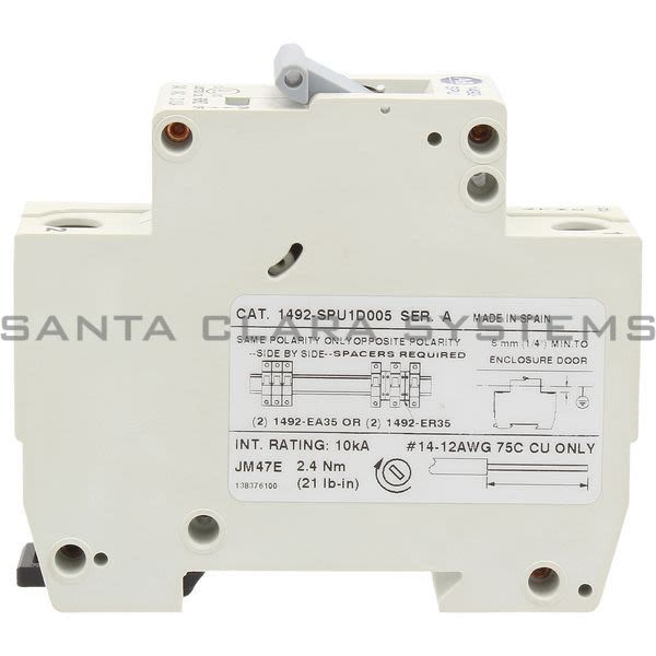 Allen Bradley 1492-SPU1D005 Supplementary Protector Product Image
