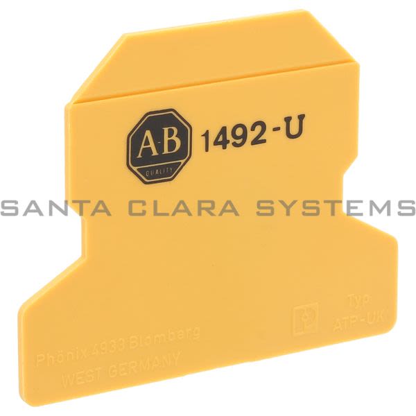 Allen Bradley 1492-U-ATP-UK Terminal Block End Cap Product Image