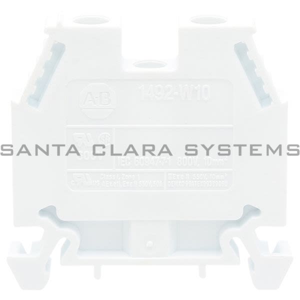 Allen Bradley 1492-W10-W Terminal Block White Product Image